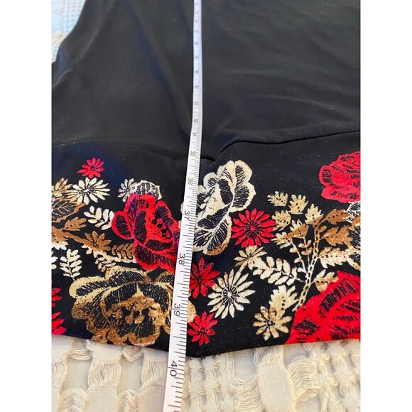 JM Collection Dress Women Plus Size 1X Boat Neck Black Party Dress Formal Fancy - Picture 8 of 9